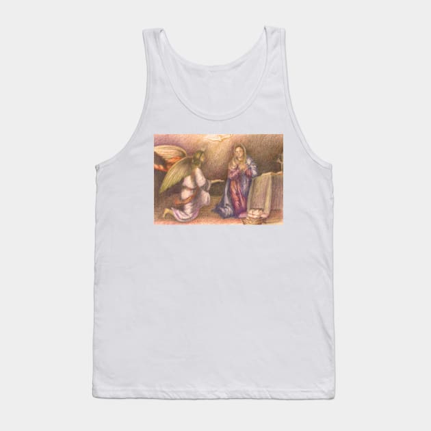 Mary and the Angel. Tank Top by terezadelpilar